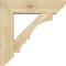 Ekena Millwork Balboa Slat Rough Sawn Bracket w/ Offset Brace, Douglas Fir, 8"W x 30"D x 30"H BKT0806X30X30BOA06RDF - alternate 4